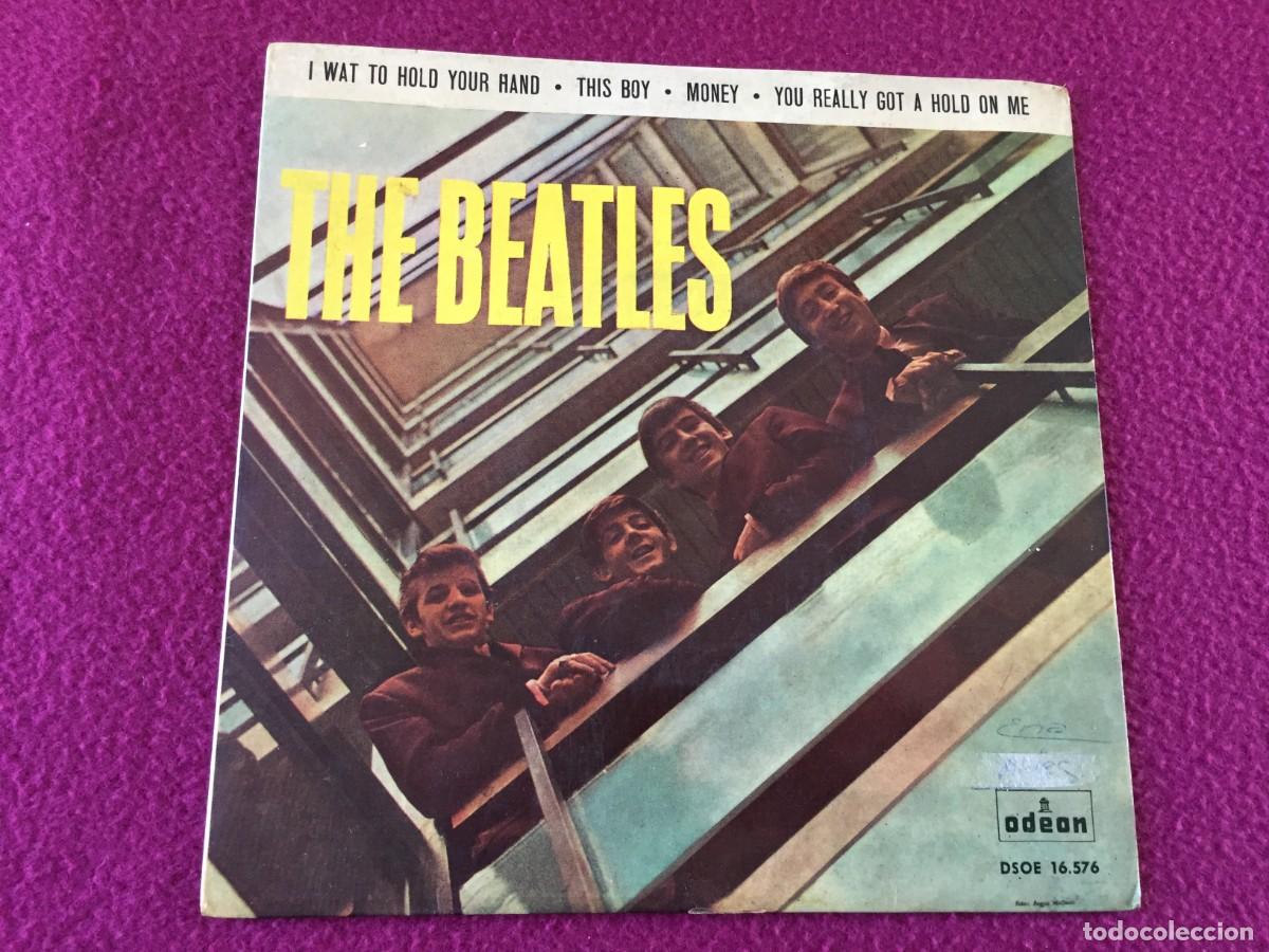 Discos de vinilo: THE BEATLES I WAT/WANT TO HOLD YOUR HAND ERROR DE IMPRESI&Oacute;N - SPAIN EP 1964- ERRATA: I WAT