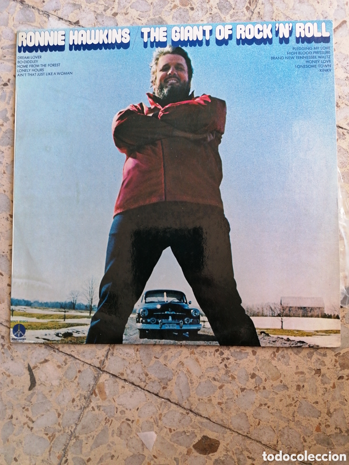 Dischi in vinile: LP RONNIE HAWKINS THE GIANT OF ROCK&acute;N&acute;ROLL 1975 ESPA&Ntilde;A EX
