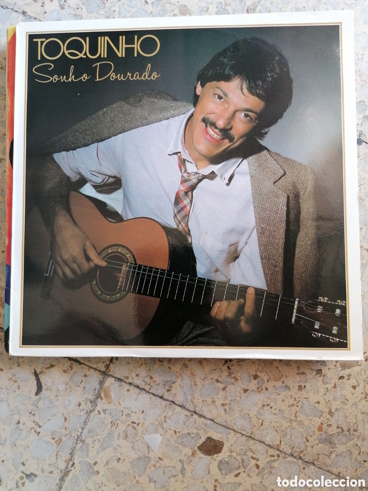 Discos de vinilo: LP TOQUINHO SONHO DOURADO 1984 ESPA&Ntilde;A INSERT EX