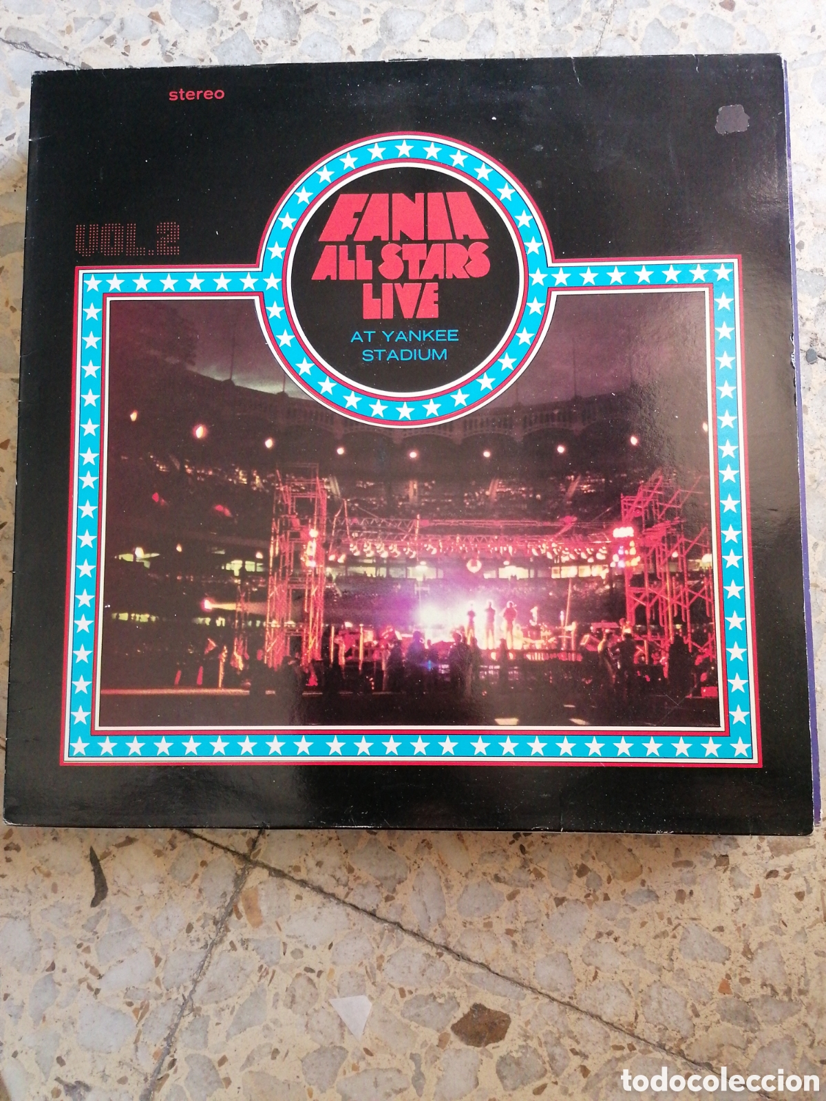 Discos de vinilo: LP FANIA ALL STARS AT YANKEE STADUIM VOL 2 1988 ESPA&Ntilde;A EX