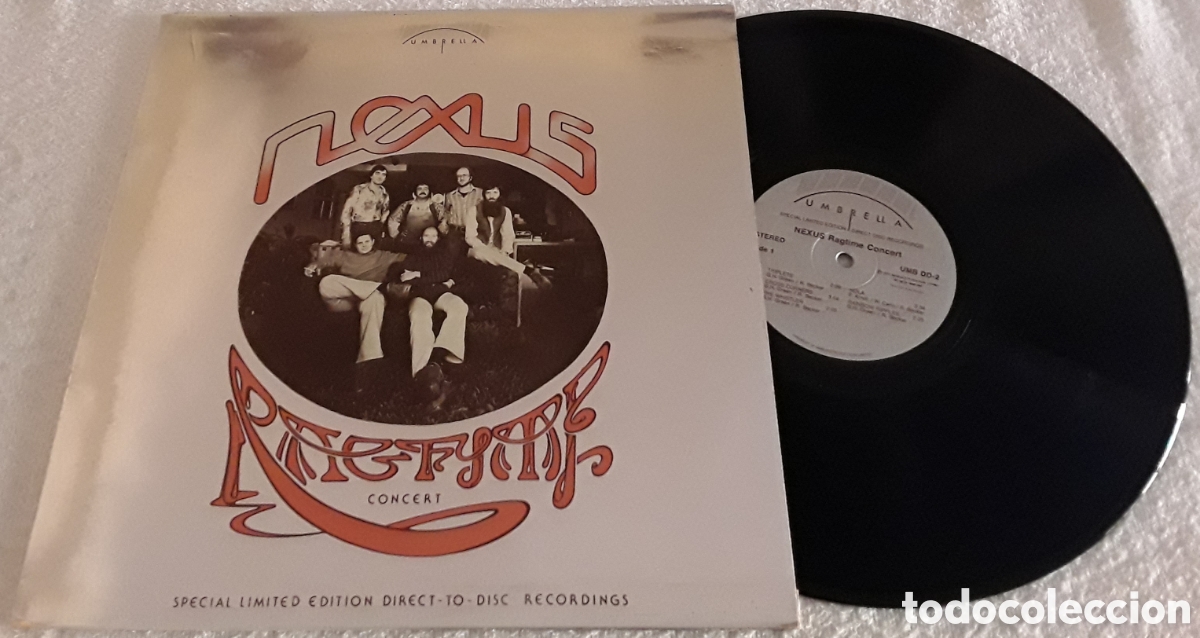 Discos de vinilo: LP - NEXUS - RAGTIME CONCERT - GATEFOLD - SPECIAL LIMITED EDITION
