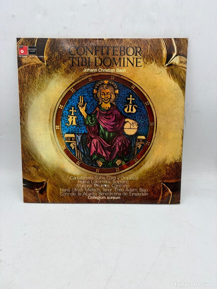 Discos de vinilo: LP - JOHANN CHRISTIAN BACH - CONFITEBOR TIBI DOMINE - COLLEGIUM AUREUM - 1975