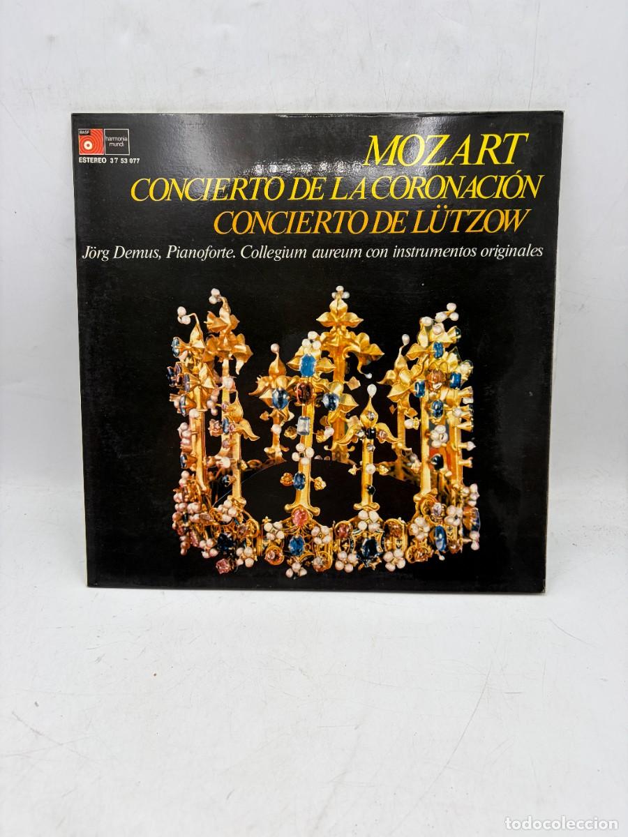 Discos de vinilo: LP - MOZART - CONCIERTO DE LA CORONACI&Oacute;N CONCIERTO DE L&Uuml;TZOW - HARMONIA MUNDI - BASF - 1973