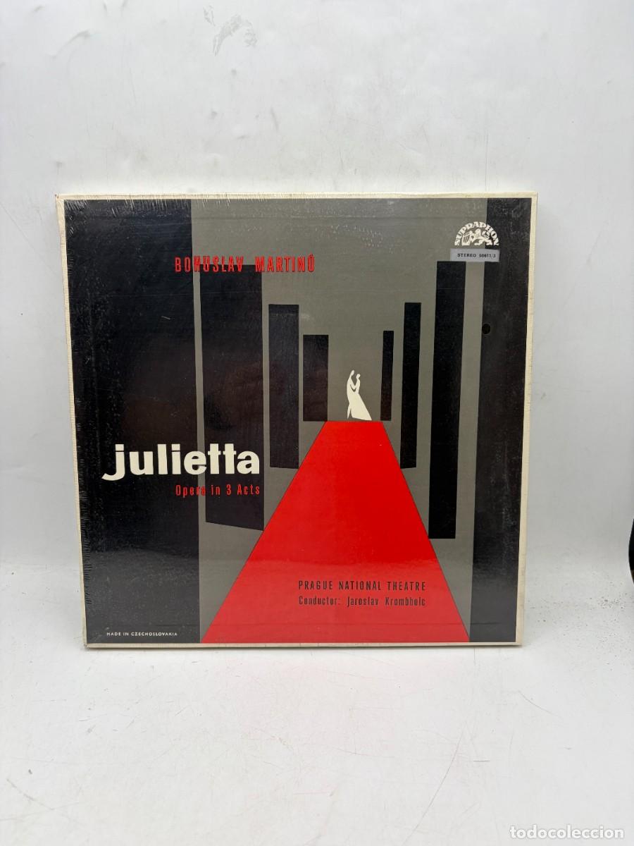 Discos de vinilo: LP - MARTINU - JULIETTA - JAROSLAV KROMBHOLC - SUPRAPHON - CAJA 3 LP - PRECINTADO