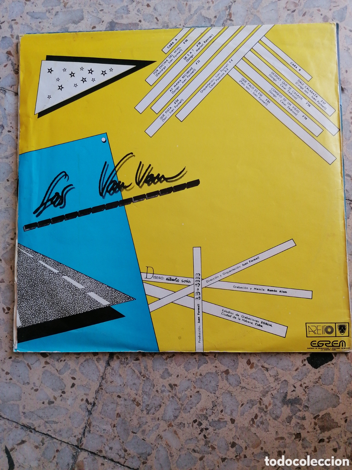Discos de vinilo: LP LOS VAN VAN QUE PISTA 1983 CUBA EX - Foto 2
