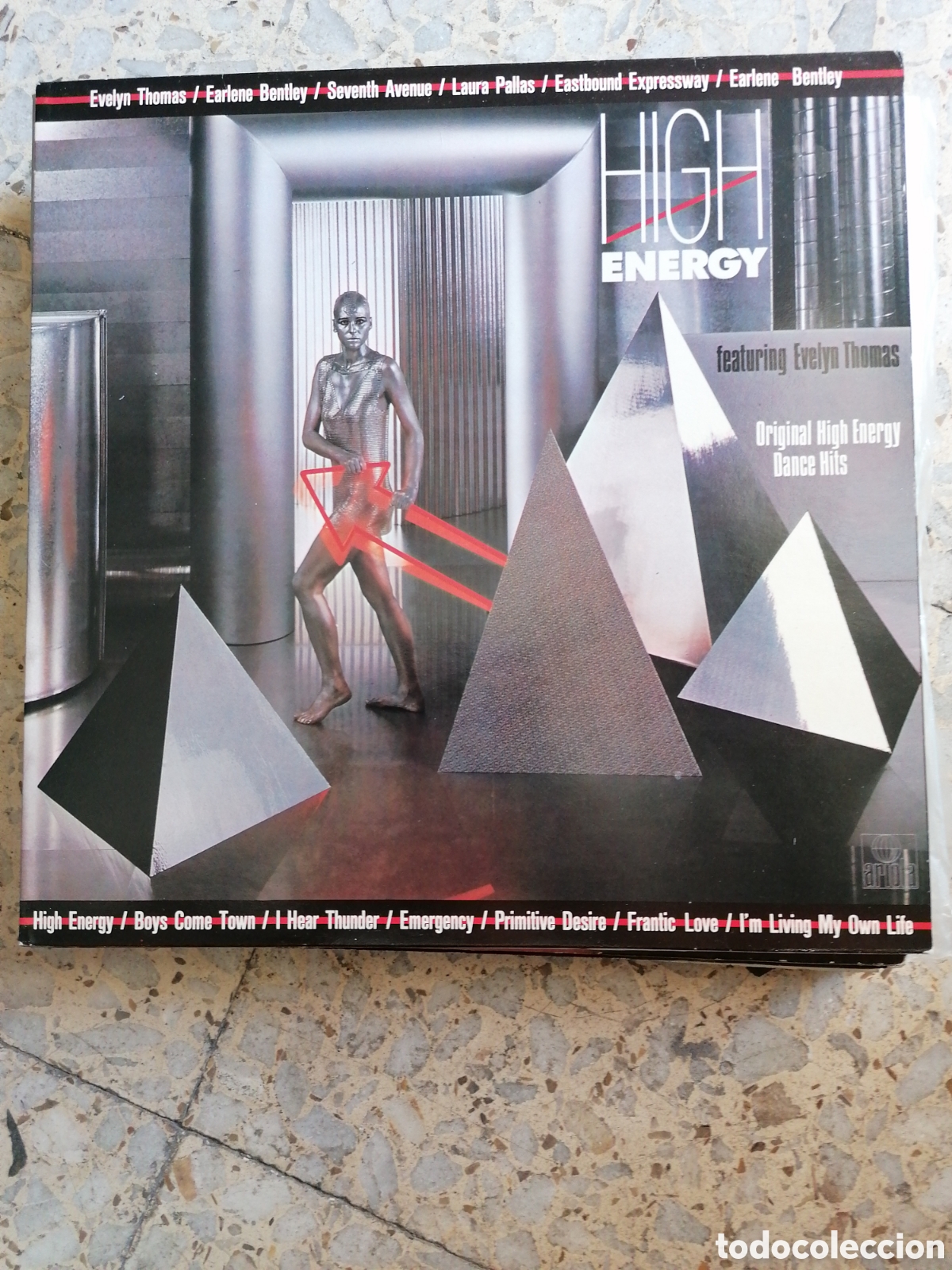 Discos de vinilo: LP EVELYN THOMAS HIGH ENERGY 1984 ESPA&Ntilde;A EX