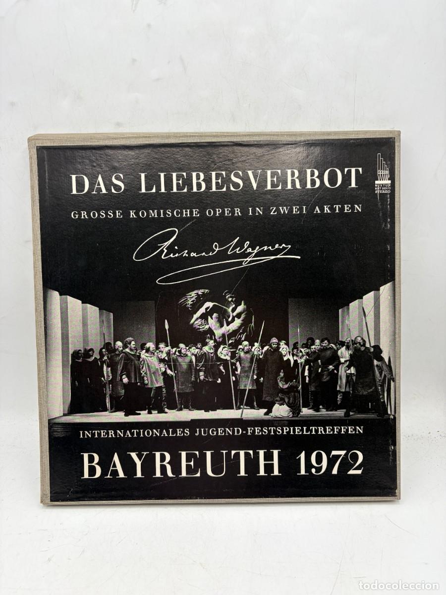 Discos de vinilo: LP - RICHARD WAGNER - DAS LIEBESVERBOT - BAYREUTH 1972 - INTERNATIONALES JUGEND-FESTSPIELTREFFEN