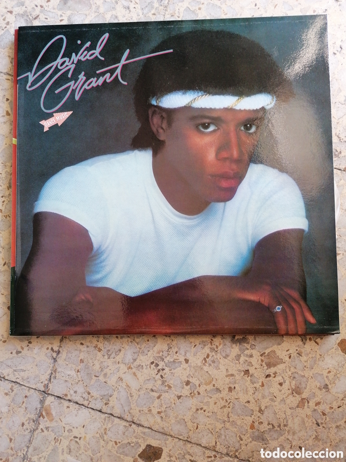 Discos de vinilo: LP DAVID GRANT DANCE MUSIC ROCK THE MIDNIGHT 1983 ESPA&Ntilde;A INSERT EX