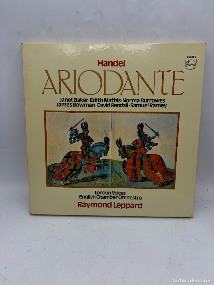 Discos de vinilo: LP - HANDEL - ARIODANTE - RAYMOND LEPPARD - JANET BAKER - PHILIPS - 4 LP'S