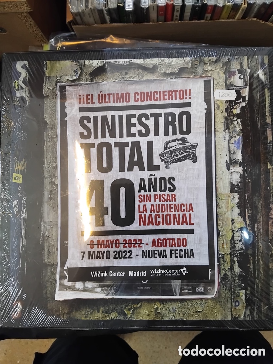 Discos de vinilo: SINIESTRO TOTAL 40 A&Ntilde;OS SIN PISAR LA AUDIENCiA NACIONAL