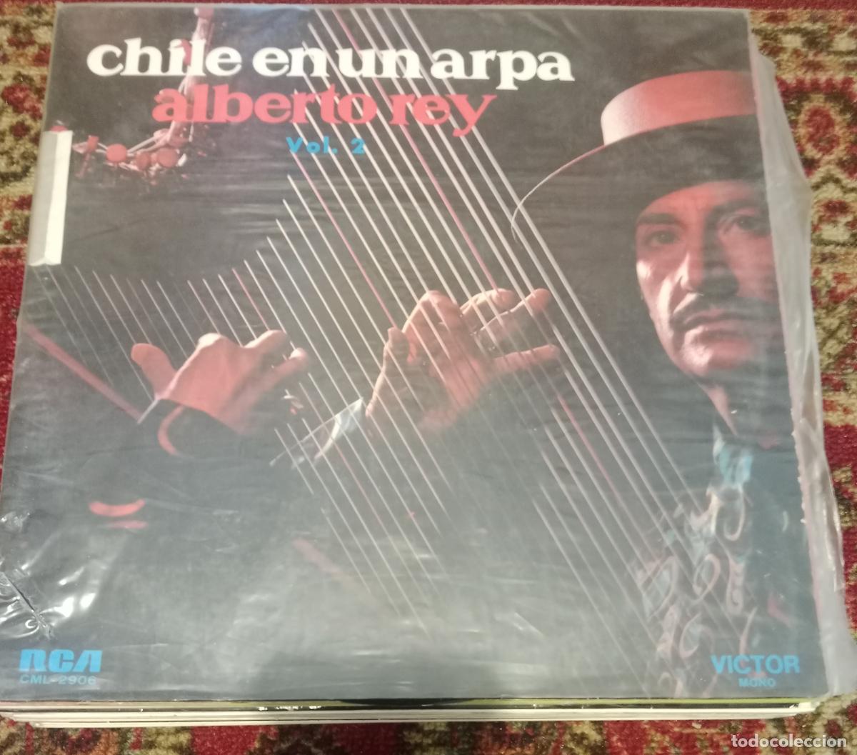 Discos de vinilo: Alberto Rey &ndash; Chile En Un Arpa, Vol.2 Lp Chile 1972