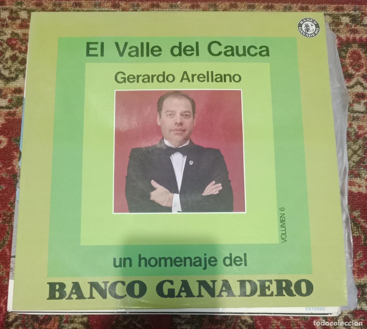 Discos de vinilo: Gerardo Arellano &ndash; El Valle Del Cauca Lp Colombia 1985