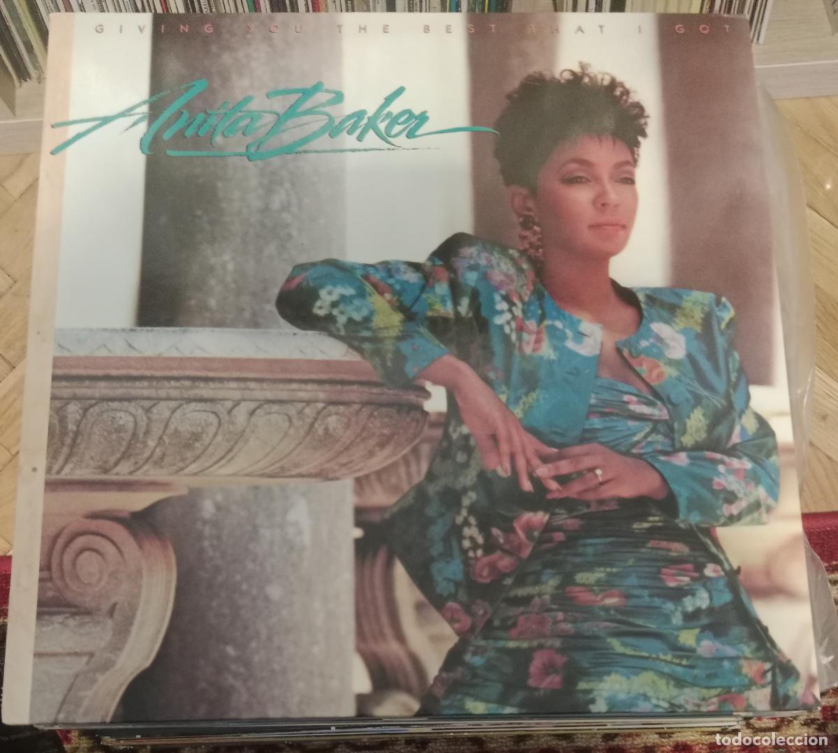 Discos de vinilo: Anita Baker &ndash; Giving You The Best That I Got Lp Europa 1988