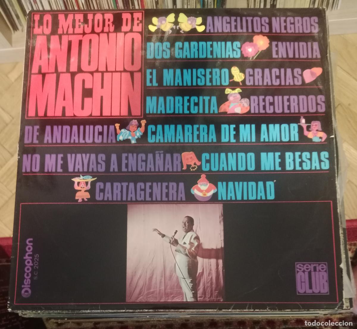 Discos de vinilo: Antonio Machin &ndash; Lo Mejor De Antonio Machin Lp Espa&ntilde;a 70s