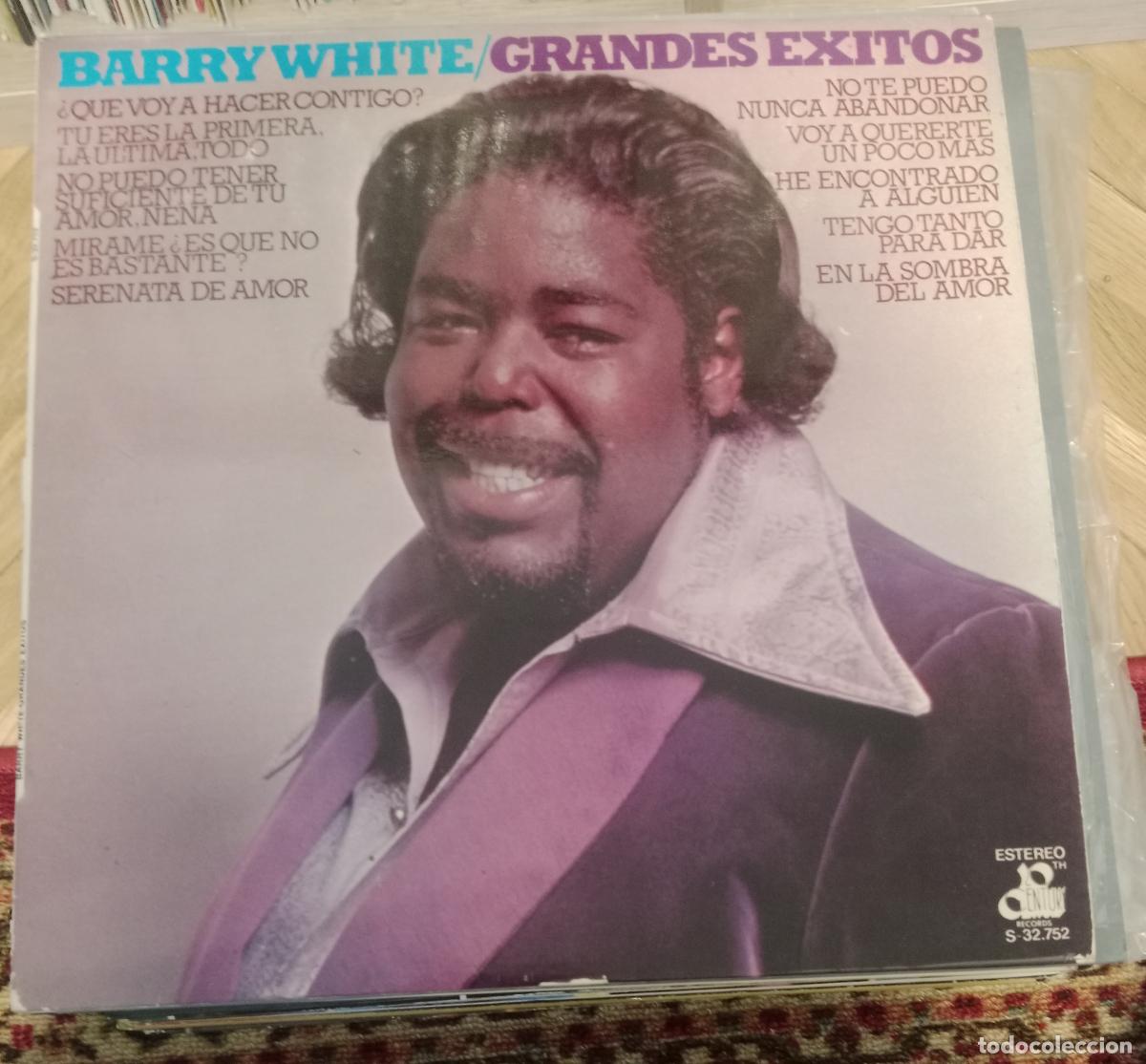 Discos de vinilo: Barry White &ndash; Grandes Exitos Lp Espa&ntilde;a 1975