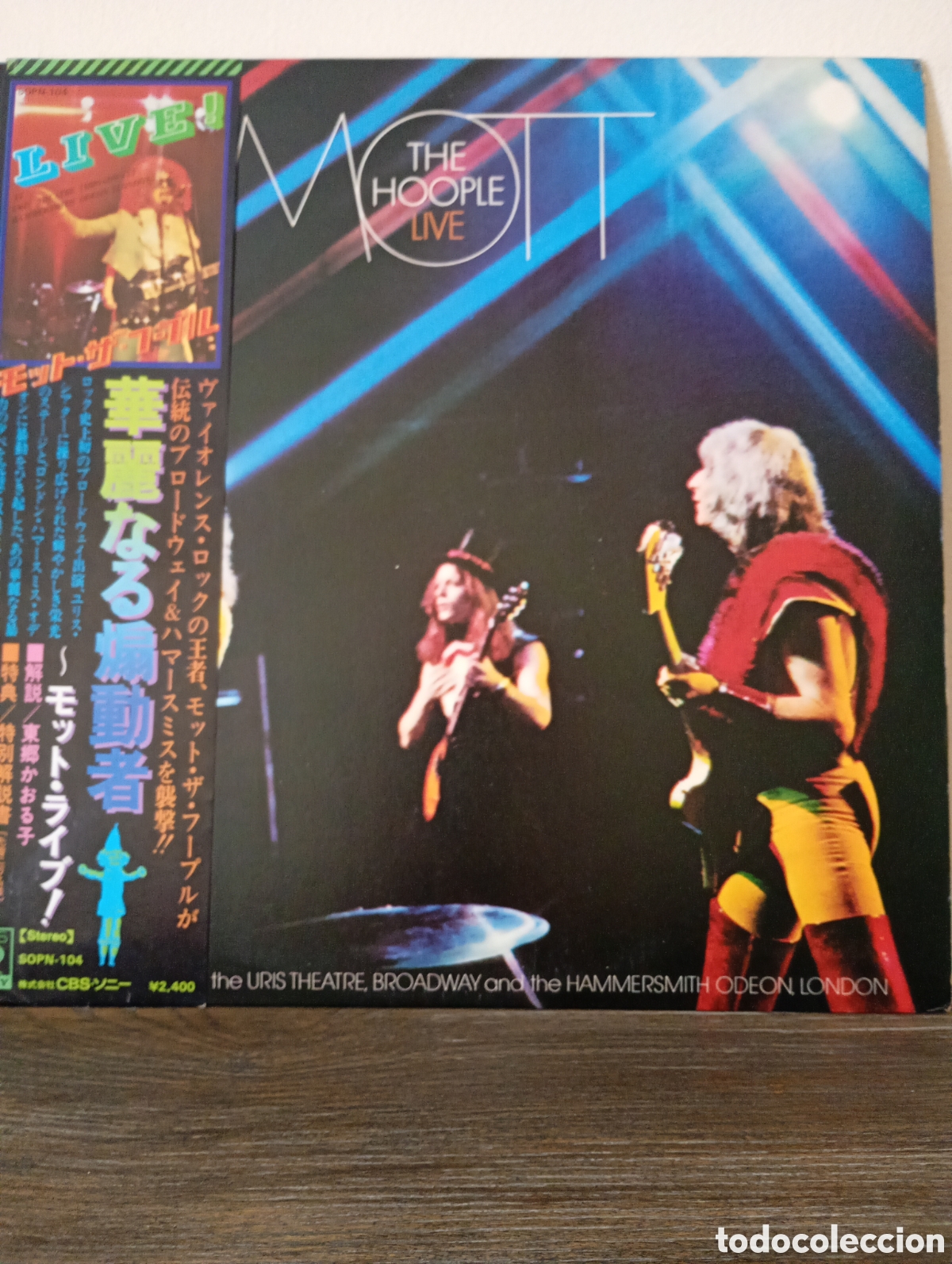 Discos de vinilo: Mott the Hoople, Live 1974. Made in Japan.