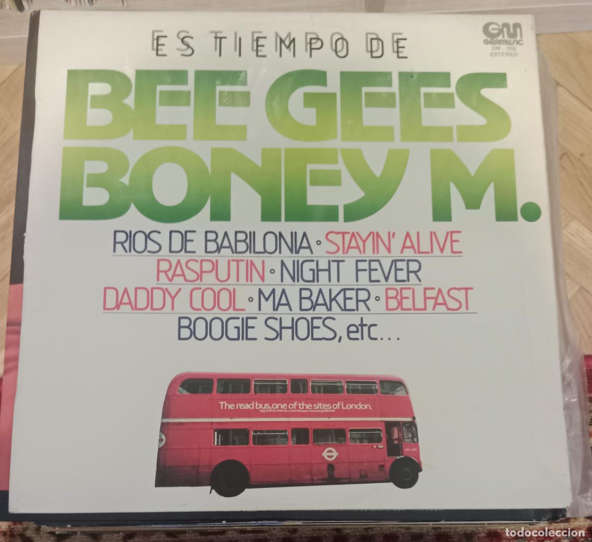 Discos de vinilo: Unknown Artist &ndash; Es Tiempo De Bee Gees Y Boney M. Lp Espa&ntilde;a 1978