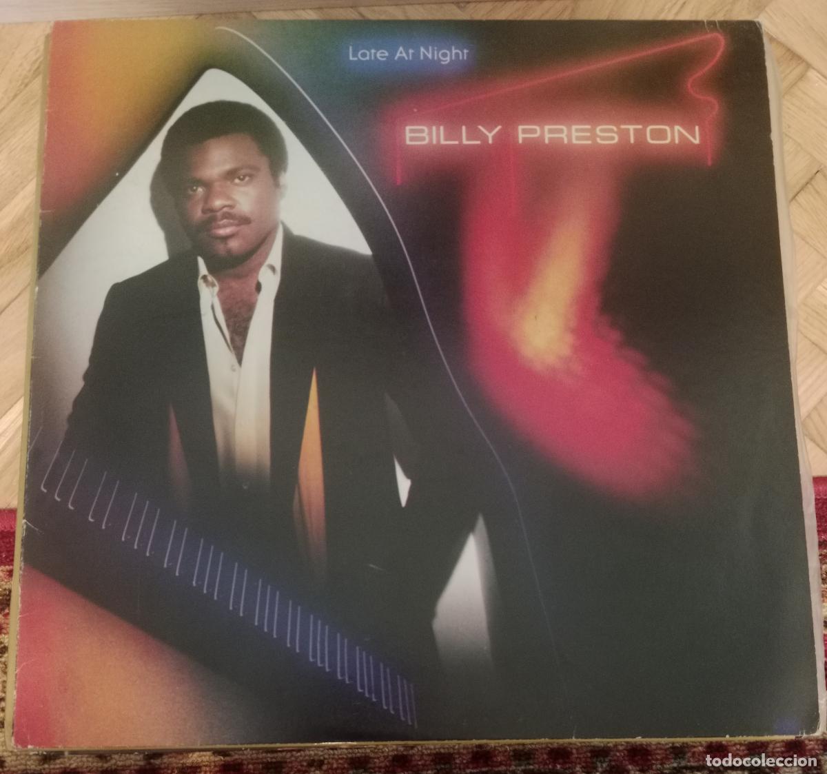 Discos de vinilo: Billy Preston &ndash; Late At Night Lp Espa&ntilde;a 1980