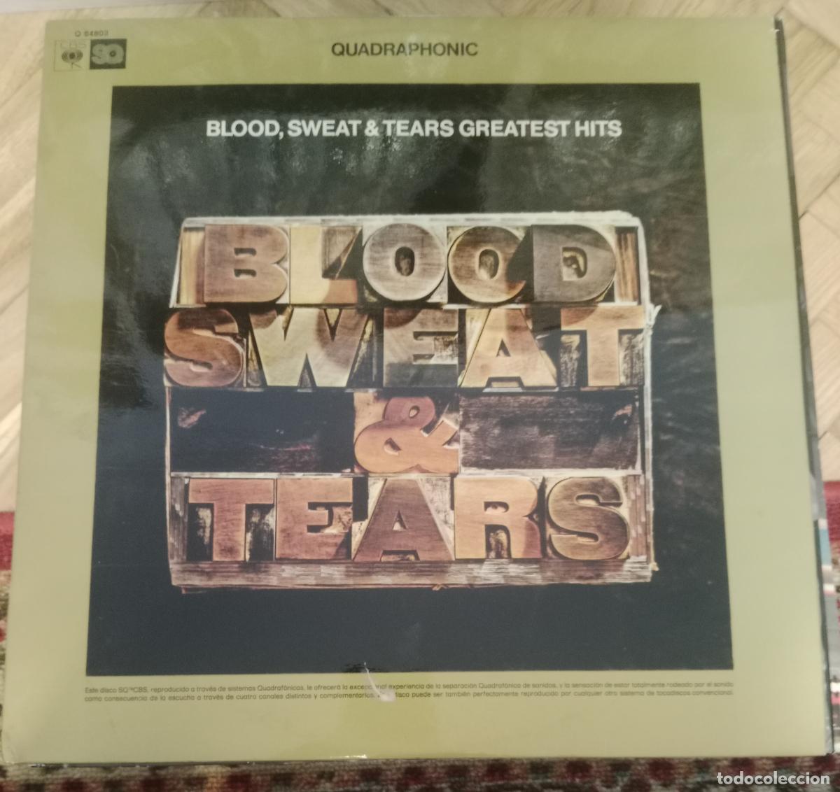 Discos de vinilo: Blood, Sweat & Tears &ndash; Greatest Hits = Grandes Exitos Lp Espa&ntilde;a 1974