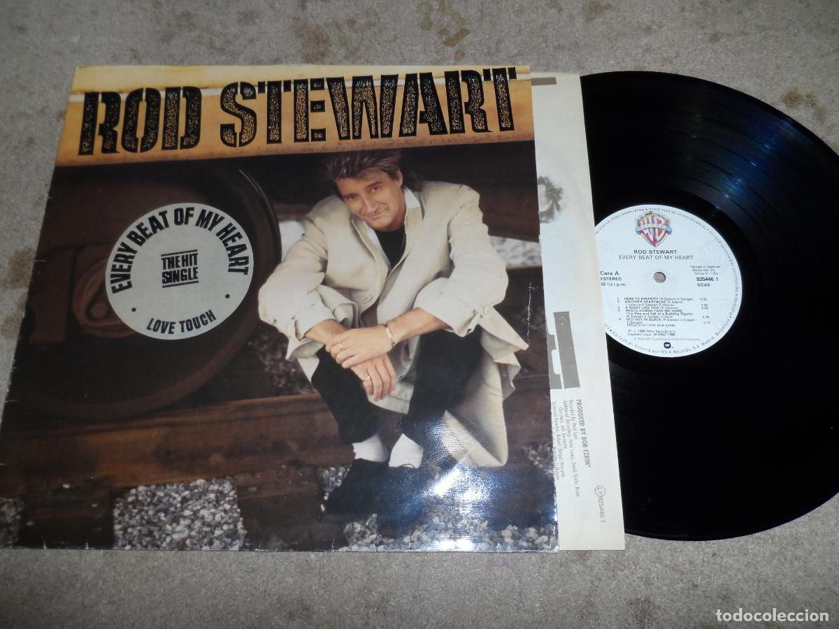 Discos de vinilo: Rod Stewart - Every Beat Of My Heart (SPAIN 1986)