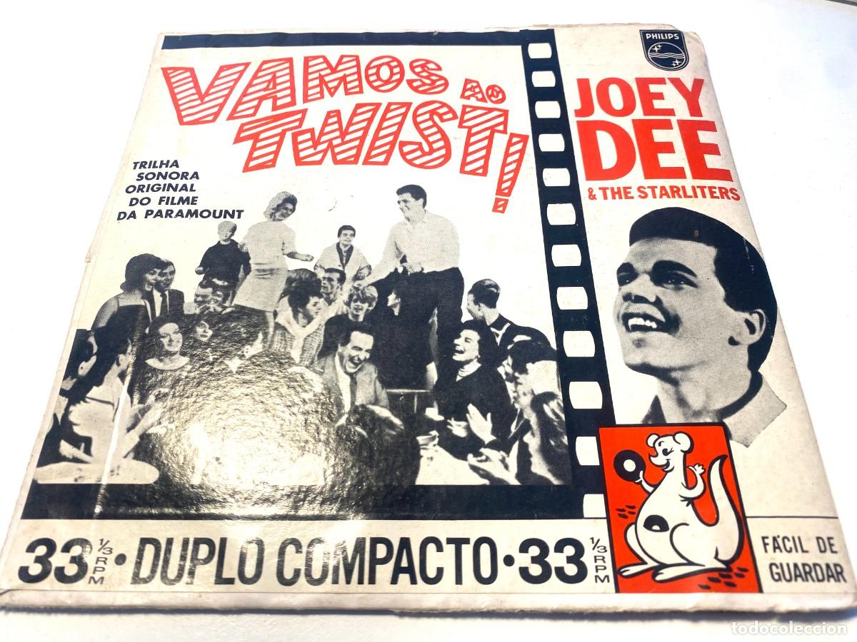 Discos de vinilo: Joey Dee & The Starliters &ndash; Vamos Ao Twist! (Philips &ndash; 440.500, ep, Mono 1962) banda sonora