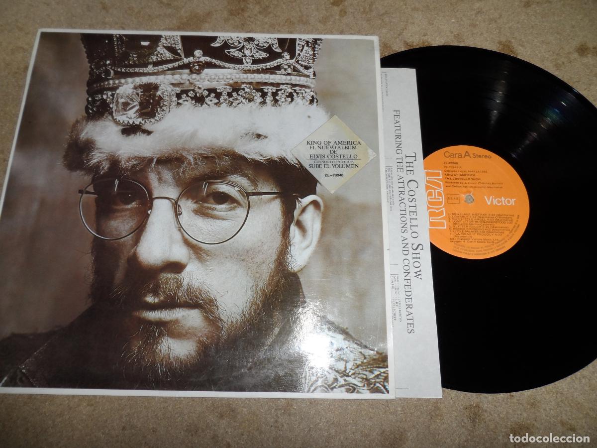 Discos de vinilo: ELVIS COSTELLO - KING OF AMERICA (SPAIN 1986)