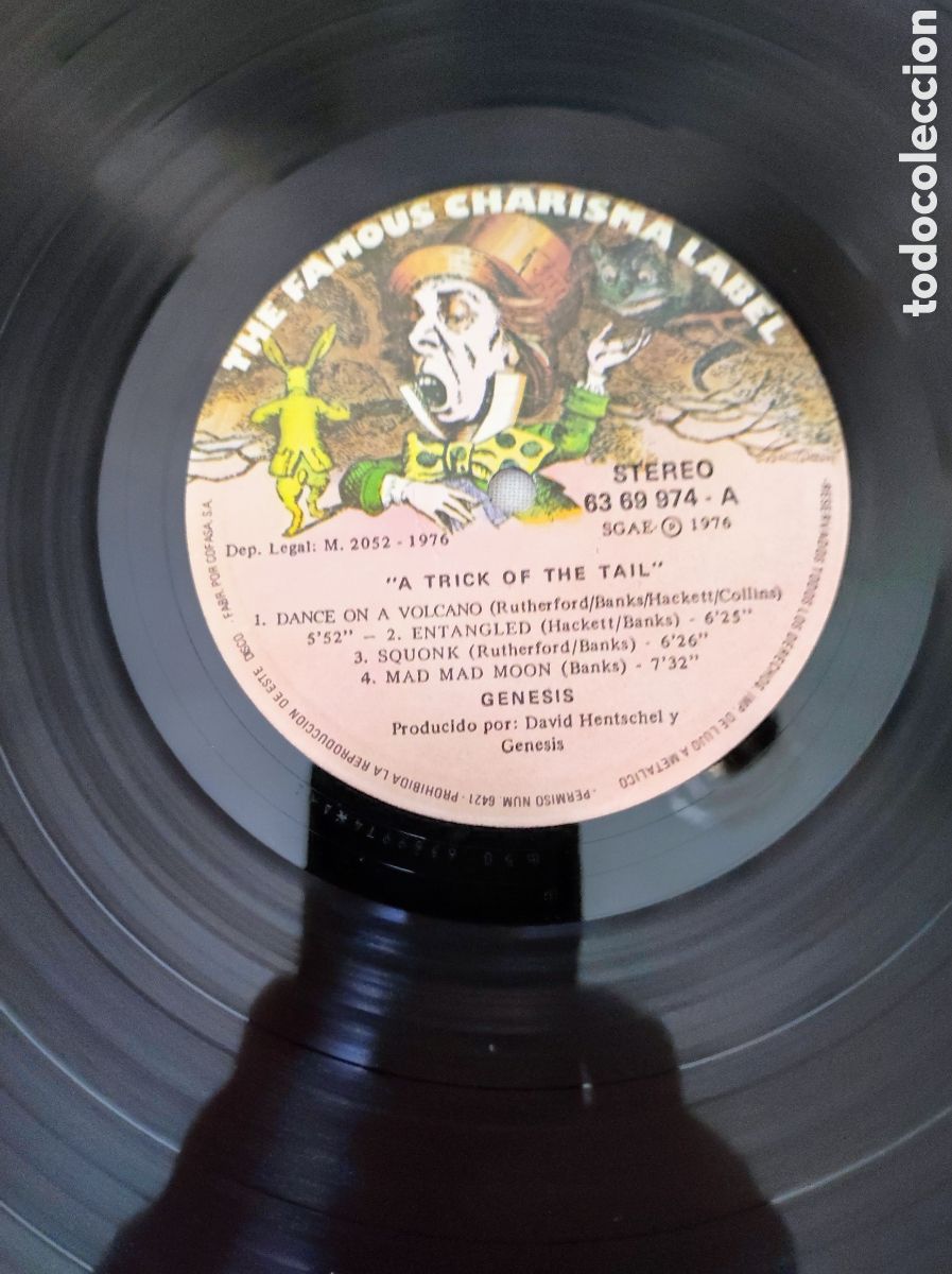 Discos de vinilo: GENESIS - A TRICK OF THE TAIL - Foto 5