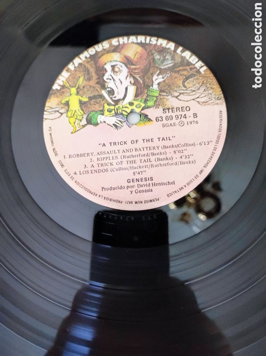Discos de vinilo: GENESIS - A TRICK OF THE TAIL - Foto 6