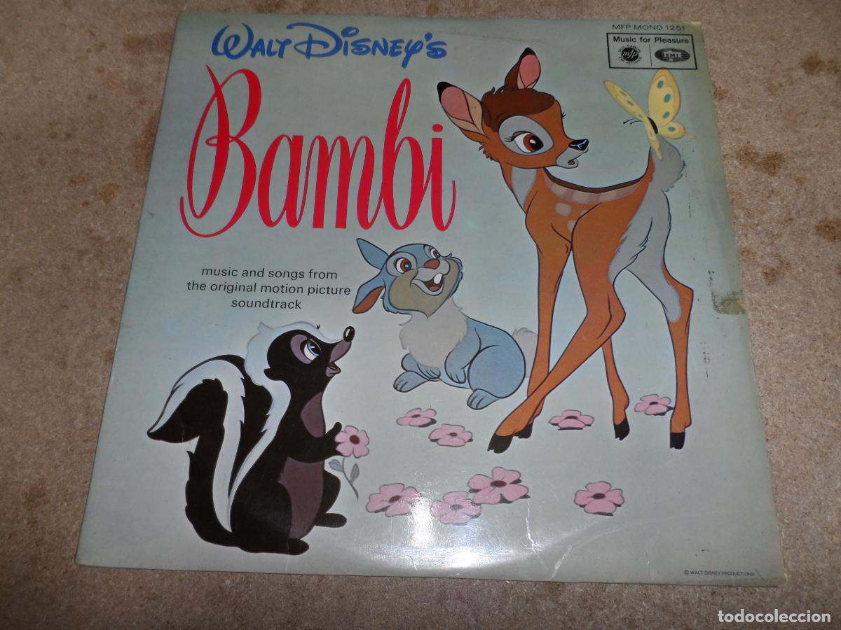 Discos de vinilo: WALT DISNEY'S BSO - Bambi (UK 1963)