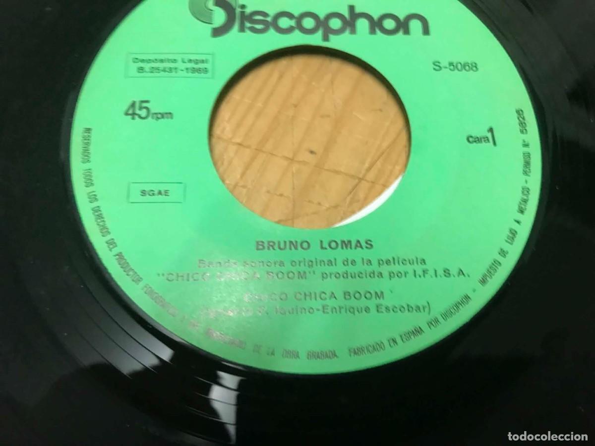 Discos de vinilo: Bruno Lomas - Chico Chica Boom (7&rdquo;, Single) - Foto 4
