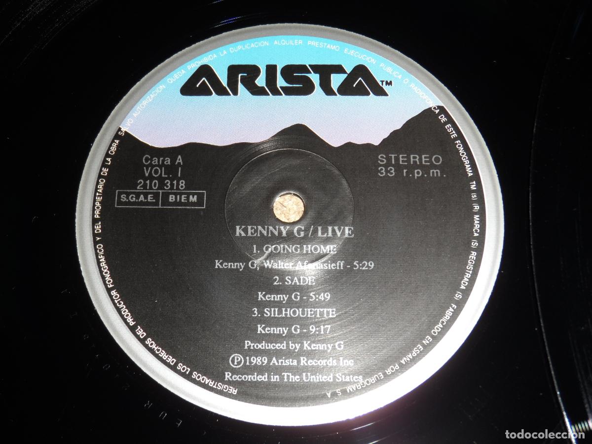 Discos de vinilo: KENNY G - LIVE (SPAIN 1992) (2 LPS) - Foto 5