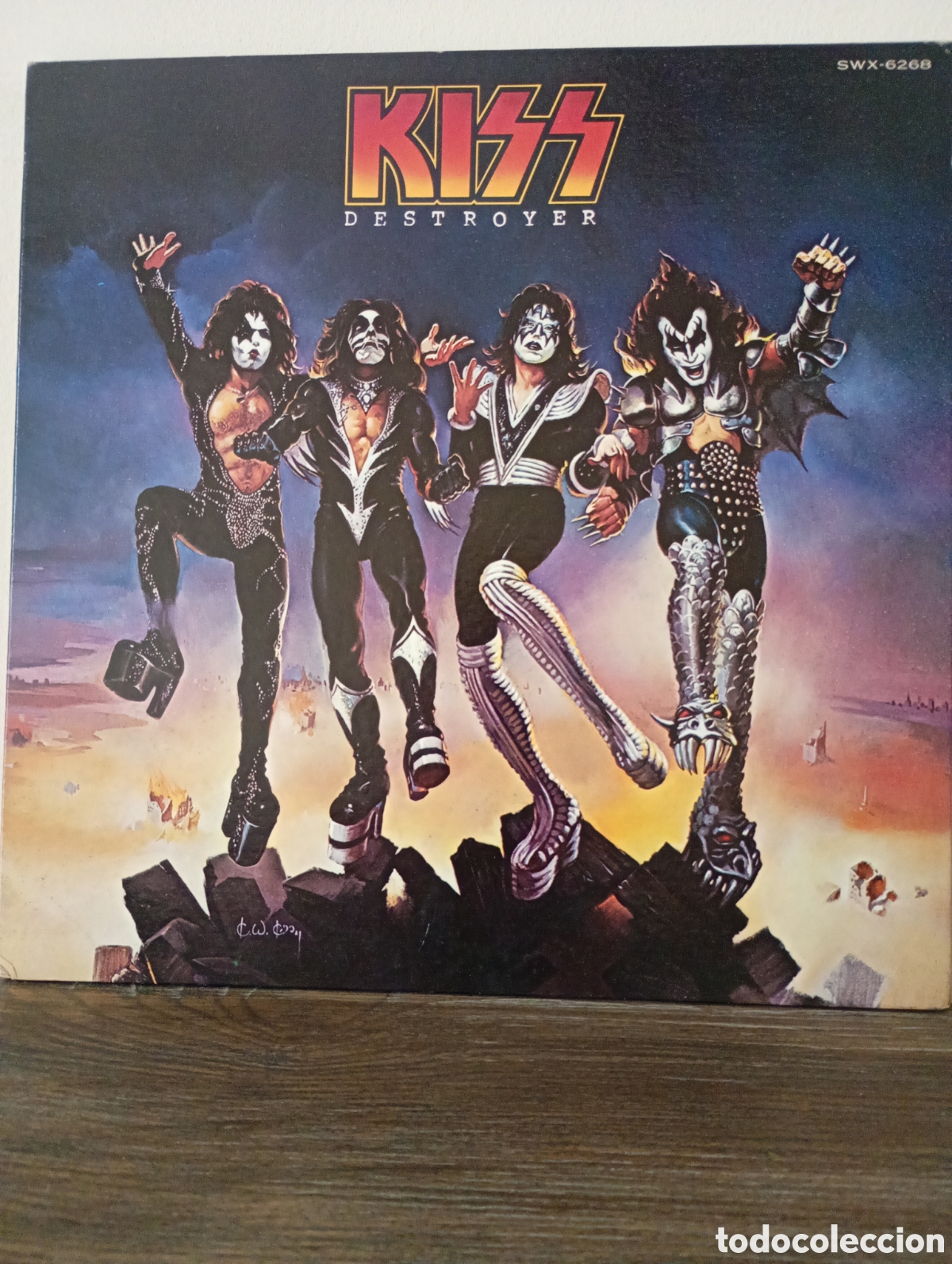 Discos de vinilo: Kiss, Destroyer gatefoul.SWX-6268 Primera edici&oacute;n japon&eacute;s.