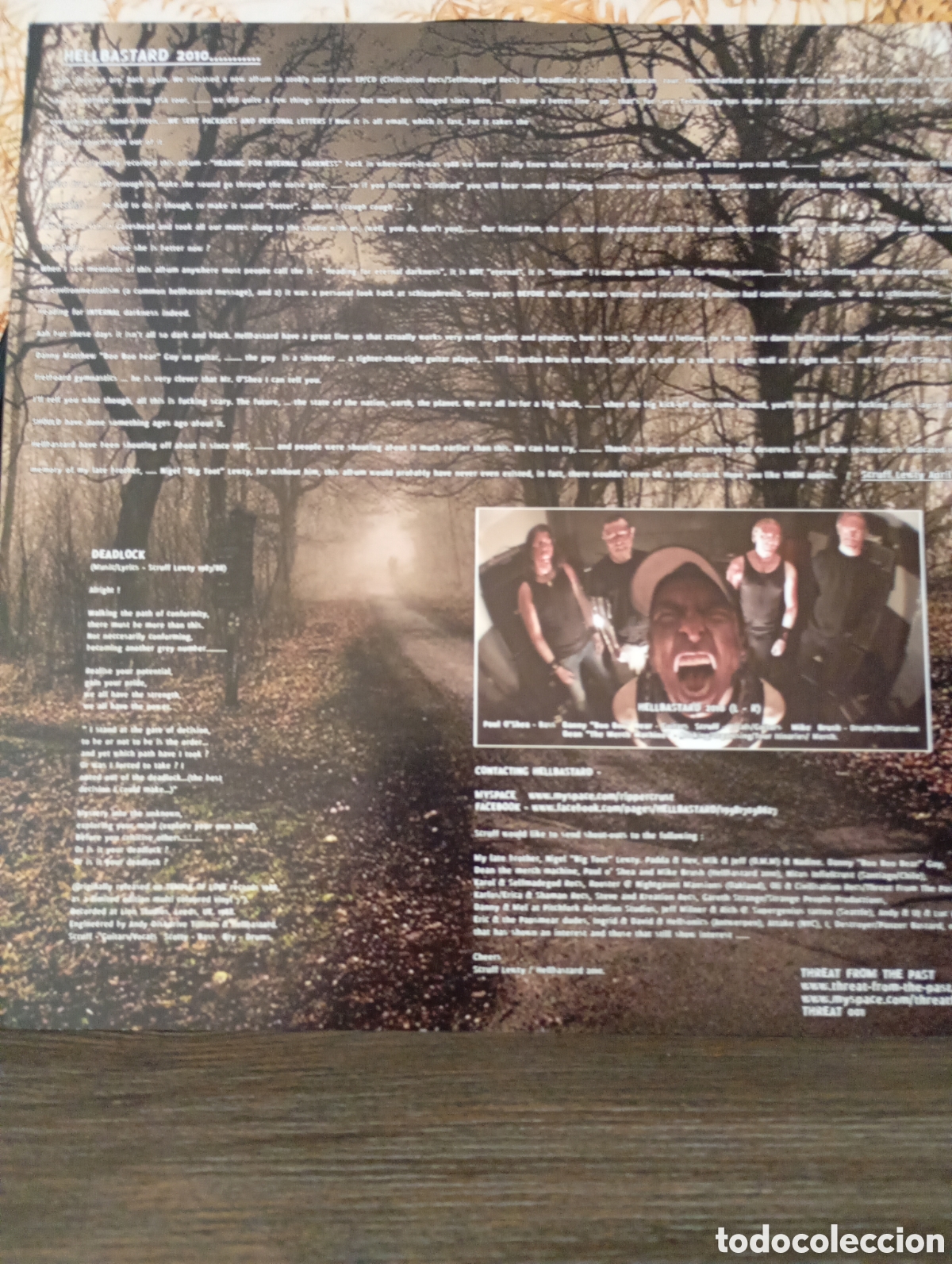 Discos de vinilo: Hellbastard, Heading for internal darkness. - Foto 3