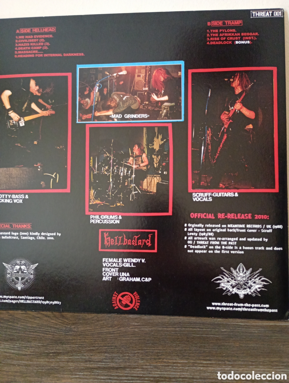 Discos de vinilo: Hellbastard, Heading for internal darkness. - Foto 4