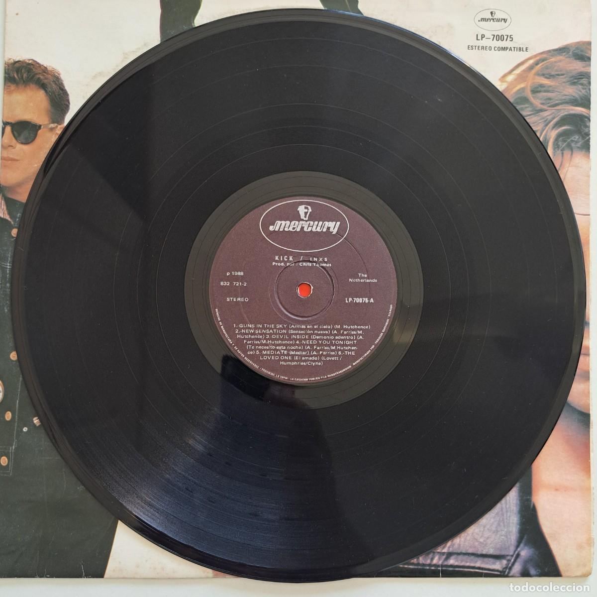 Discos de vinilo: INXS - KICK - Mercury &ndash; LP-70075 - ECUADOR 1988 - Foto 2