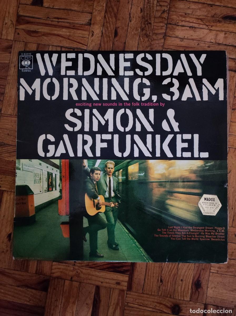 Discos de vinilo: Vinilo LP Simon & Garfunkel - Wednesday Morning, 3 A.M. (1972, Espa&ntilde;a, CBS S 63370)