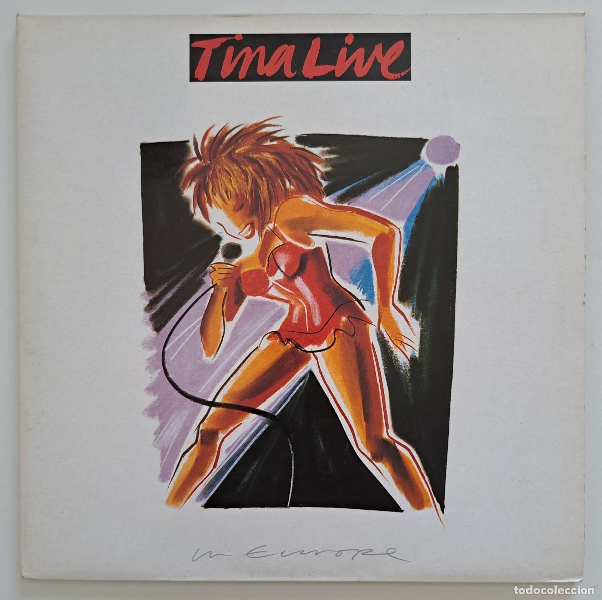 Discos de vinilo: TINA TURNER - TINA LIVE IN EUROPE(DOBLE LP) - Capitol Records &ndash; ESTD 1 - UK 1988