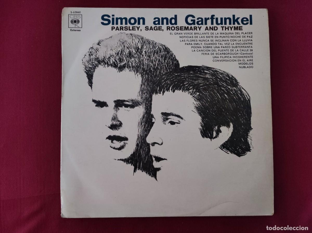 Discos de vinilo: Vinilo LP Simon & Garfunkel - Parsley, Sage, Rosemary and Thyme (1970, Espa&ntilde;a, CBS S 62860)