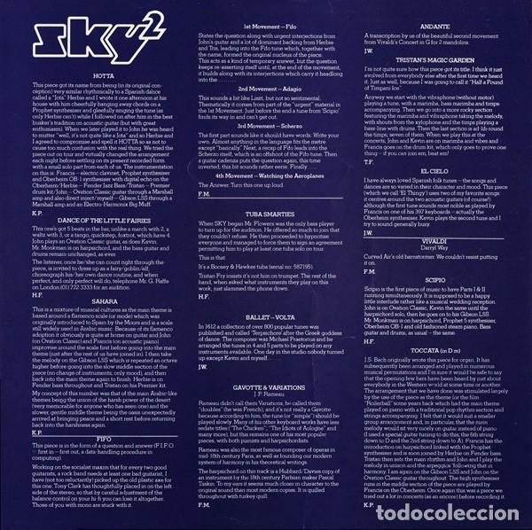 Discos de vinilo: vinilo UK 1980 Sky &ndash; Sky - Foto 3