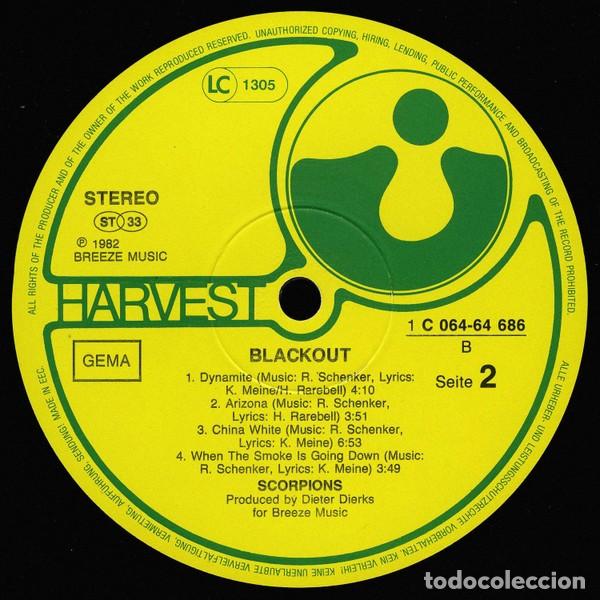Discos de vinilo: vinilo GERMANY 1982 Scorpions &ndash; Blackout - Foto 4
