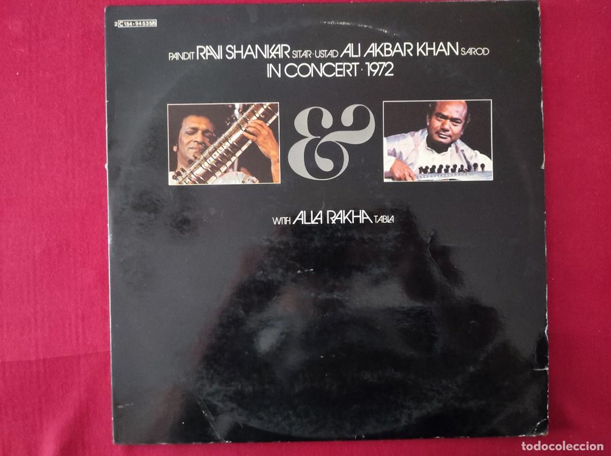 Discos de vinilo: Vinilo LP Ravi Shankar & Ali Akbar Khan - In Concert 1972 (Solo Disco 1) (1973, Francia, Apple)