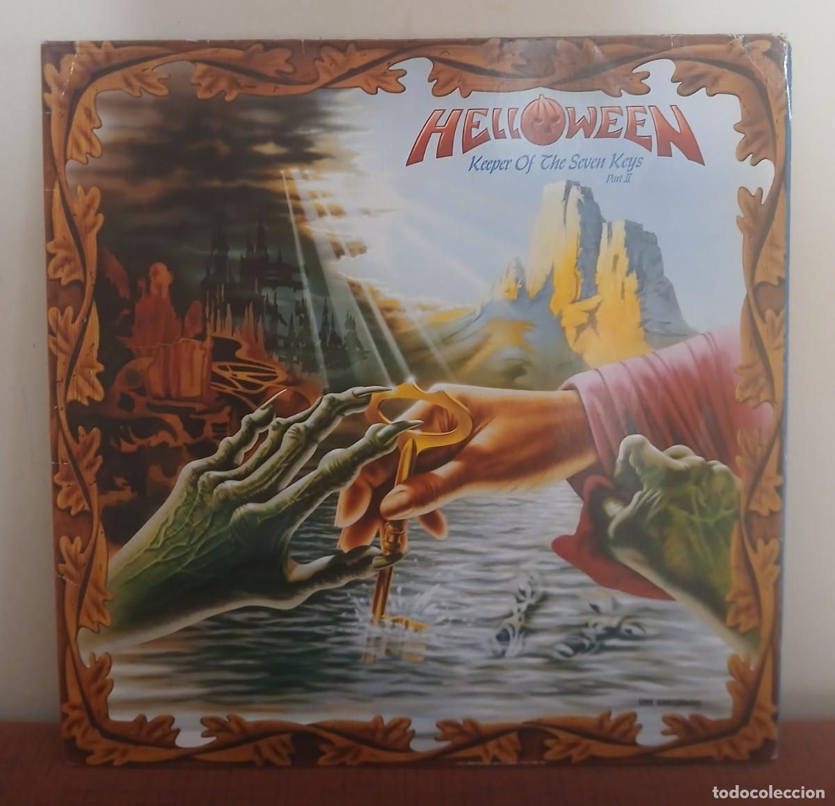 Discos de vinilo: VINILO KEEPER OF THE SEVEN KEYS PART II - LP GATEFOLD DE HELLOWEEN IMPECABLE