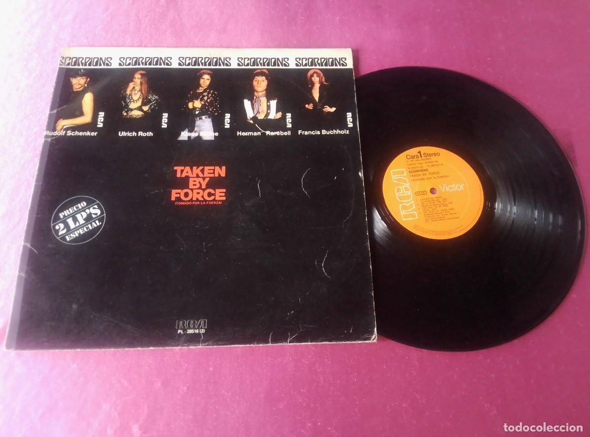 Discos de vinilo: SCORPIONS TAKEN BY FORCE UN DISCO LP L133