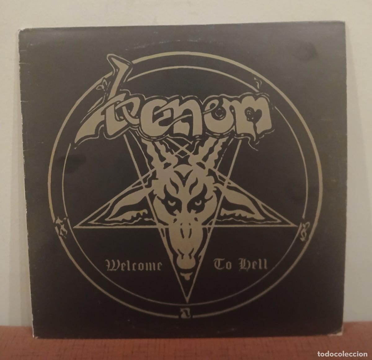 Discos de vinilo: VINILO WELCOME TO HELL - LP DE VENOM EN MUY BUEN ESTADO