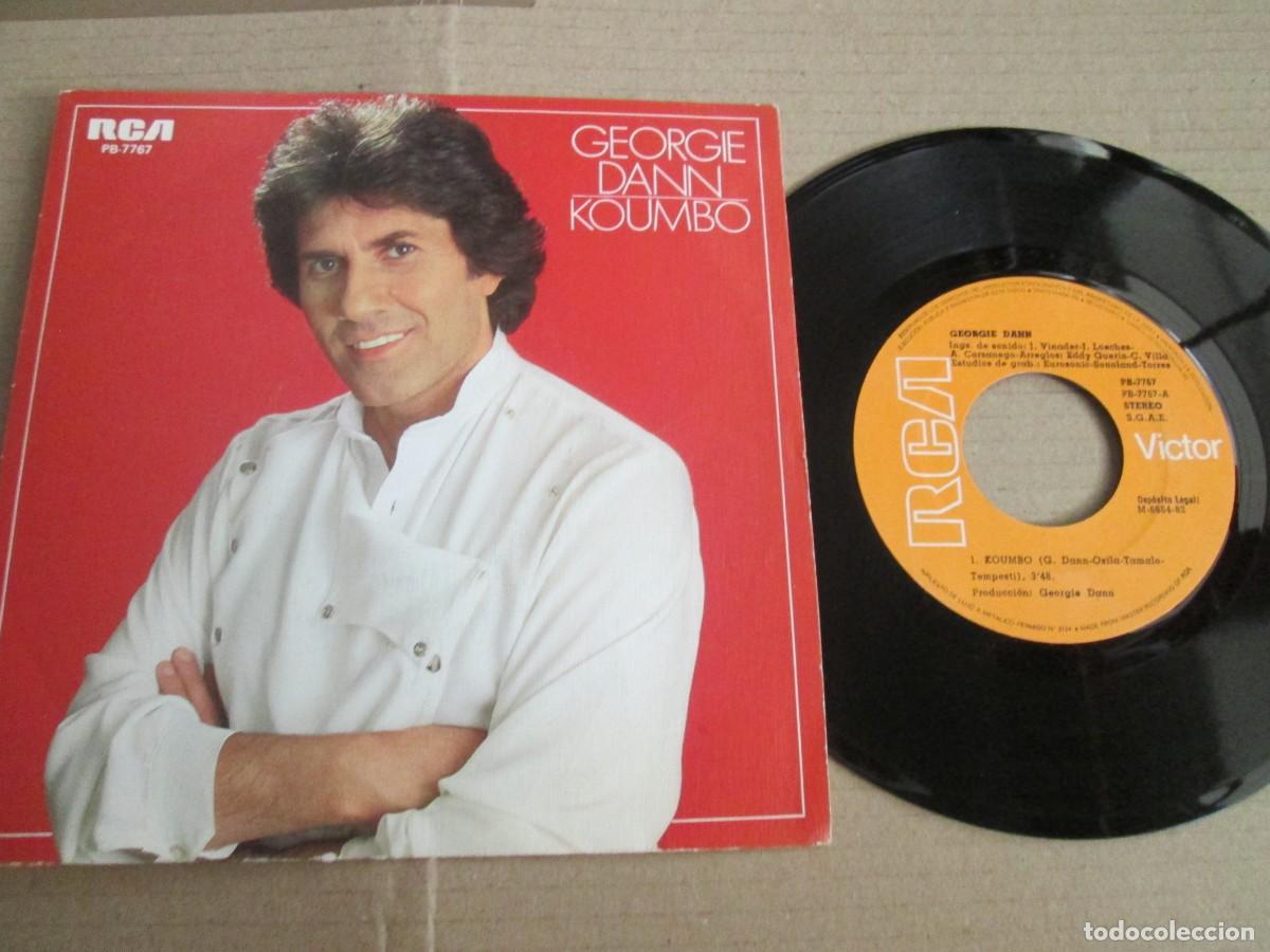 Discos de vinilo: GEORGIE DANN - Koumbo / La Paloma es Am&eacute;rica. Single, ed espa&ntilde;ola 7&rdquo; 1982. Muy buen estado (VG+)