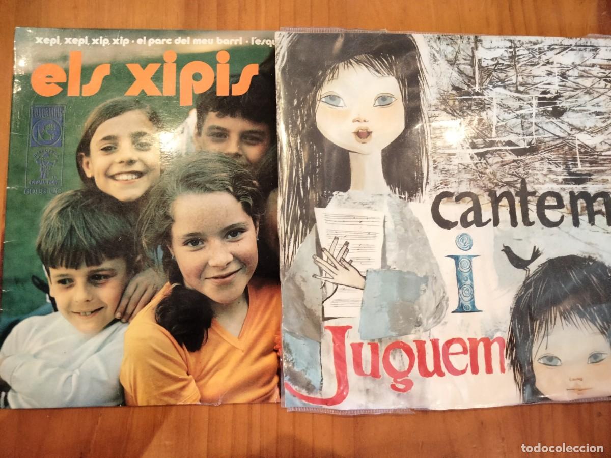 Discos de vinilo: Singles infantiles de &eacute;poca.
