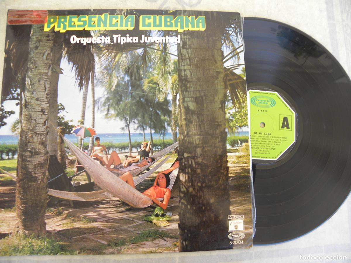 Discos de vinilo: ORQUESTA TIPICA JUVENTUD -PRESENCIA CUBANA -LP 1975