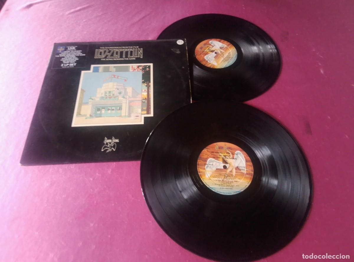 Discos de vinilo: LED ZEPPELIN DOBLE THE SONG REMAINS THE SAME 1976 LP L133