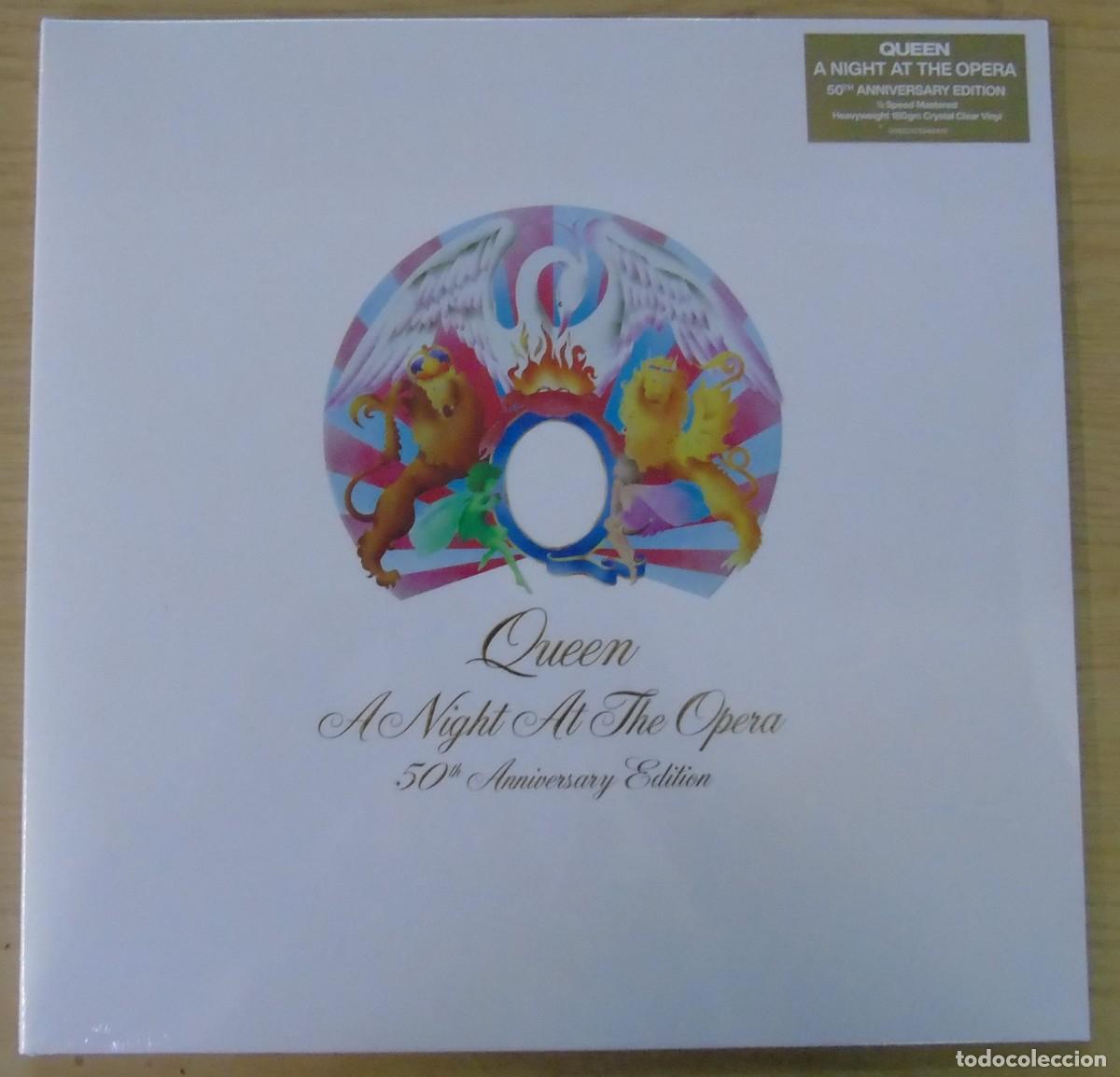 Disques de vinyle: Queen &ndash; A Night At The Opera - 50th Anniversary Edition LP Crystal Clear vinyl