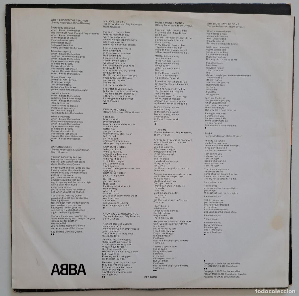 Discos de vinilo: ABBA - ARRIVAL - Epic &ndash; EPC 86018 - UK 1976 - Foto 2